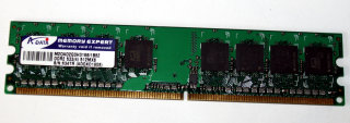 512 MB DDR2-RAM PC2-4200U non-ECC  ADATA M2OAD2G3H3166I1B52