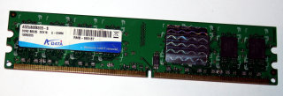 2 GB DDR2-RAM 240-pin PC2-6400U non-ECC CL5  ADATA AD2U800B2G5-S