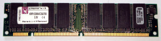 256 MB SD-RAM 168-pin PC-133U non-ECC Kingston KVR133X64C3Q/256  9905220  double-sided