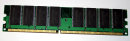 512 MB DDR-RAM 184-pin PC-3200U non-ECC  extrememory EXME512-DD1N-400D25-C1
