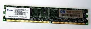 512 MB DDR-RAM PC-2700U non-ECC DDR-333MHz-CL2.5  Elixir M2U51264DS88A0F-6K