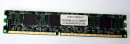 512 MB DDR-RAM PC-2700U non-ECC DDR-333MHz-CL2.5  Elixir M2U51264DS88A0F-6K