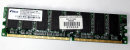 512 MB DDR-RAM PC-2700U non-ECC DDR-333MHz-CL2.5  Elixir M1U51264DS8HC1G-6K