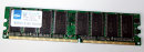 512 MB DDR-RAM 184-pin PC-3200U non-ECC CL3   Team TVDR512M400