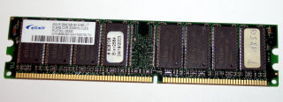 512 MB DDR-RAM PC-2700U non-ECC DDR-333MHz-CL2.5  Elixir M2U51264DS8HB1G-6K