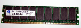 1 GB ECC DDR-RAM PC-2100  266 MHz ECC DIMM  ...