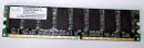 512 MB DDR-RAM PC-3200U non-ECC DDR-400MHz-CL3  Elixir M1U51264DS8HC1G-5T