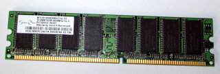 512 MB DDR-RAM 184-pin PC-3200U non-ECC CL3  SuperElixir M1U51264DS8HC3G-5T