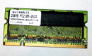 256 MB DDR RAM 200-pin SO-DIMM PC-2100S  Swissbit SDN0326401B21MT-75