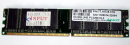512 MB DDR-RAM 184-pin PC-3200U non-ECC  CL3  Apacer P/N:77.10736.33G