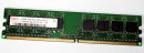 512 MB DDR2-RAM 240-pin 1Rx8 PC2-5300U non-ECC Hynix HYMP564U64CP8-Y5 AB