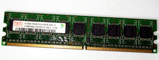 512 MB DDR2-RAM 240-pin ECC-Memory 1Rx8 PC2-5300E  Hynix HYMP564U72CP8-Y5 AB-C