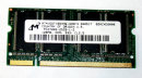 128 MB DDR-RAM 200-pin SO-DIMM PC-2700S  Micron...