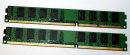 4 GB DDR3 RAM-Kit (2x2GB) PC3-10600U nonECC Kingston...