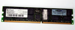 1 GB DDR-RAM PC-2100R Registered-ECC  CL2  Infineon HYS72D128320GBR-7-C