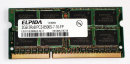 2 GB DDR3-RAM 204-pin SO-DIMM 2Rx8 PC3-8500S  Elpida...