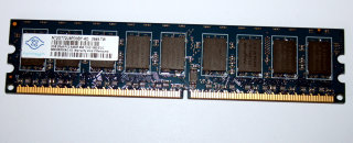2 GB DDR2-RAM 240-pin 2Rx8 PC2-6400E ECC CL6  Nanya NT2GT72U8PD0BY-AD