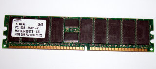 512 MB DDR-RAM 184-pin PC-2100R Registered-ECC Server-Memory Samsung M312L6420ETS-CB0