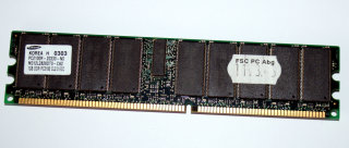 1 GB DDR-RAM 184-pin PC-2100R Registered-ECC   Samsung M312L2828DT0-CA2