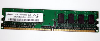 1 GB DDR2-RAM PC2-6400U non-ECC CL5  takeMS TMS1GB264D081-805GQ