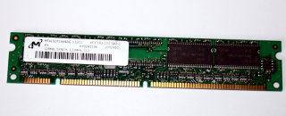 128 MB SD-RAM PC-133U non-ECC 133 MHz  CL3 Micron MT4LSDT1664AG-133C1