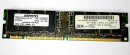 64 MB SD-RAM 168 PC-100U non-ECC CL2 Siemens HYS64V8300GU-8-B IBM FRU: 01K1147