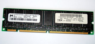 256 MB SD-RAM 168-pin ECC-Memory PC-133  CL3 Micron MT18LSDT3272AG-133B1