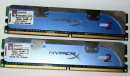 2 GB DDR2-RAM-Kit (2x 1GB) 240-pin PC2-6400U 2,0V HyperX...