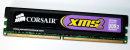2 GB DDR2-RAM 240-pin PC2-6400U non-ECC CL5 1.9V Corsair CM2X2048-6400C5  ver4.2  XMS2