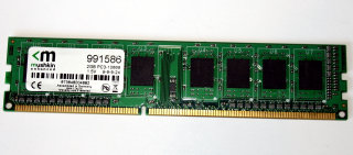 2 GB DDR3-RAM 240-pin PC3-10666U CL9 1,5V Desktop-Memory Mushkin 991586
