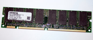 256 MB SD-RAM 168-pin PC-133U non-ECC CL3  Siemens SSU03264B3BA2MT-75