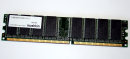 512 MB DDR-RAM 184-pin PC-3200U nonECC CL3  Mushkin 991093