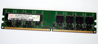 1 GB DDR2-RAM 240-pin 2Rx8 PC2-5300U non-ECC  Hynix HYMP512U64BP8-Y5 AB-A