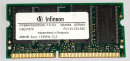 256 MB 144-pin SO-DIMM SD-RAM PC-133 CL3  Infineon HYS64V32220GDL-7.5-C2