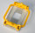 Retention-Modul / CPU-Kühlerhalterung für AMD-Mainboards mit Sockel AM2/AM3/FM1/FM2 (gelb mit Metall-Backplate, Schraubversion)