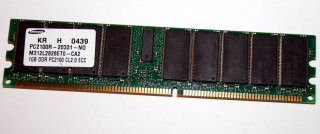 1 GB DDR-RAM 184-pin PC-2100R Registered-ECC  Samsung M312L2828ET0-CA2