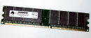 512 MB DDR-RAM PC-3200U non-ECC 184-pin  Mustang...