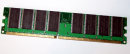 1 GB DDR-RAM 184-pin PC-3200U non-ECC  Mustang...