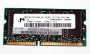 128 MB SO-DIMM PC-133 SD-RAM Laptop-Memory  Micron MT8LSDT1664LHG-133B3