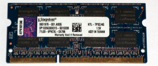 4 GB DDR3 RAM 204-pin SO-DIMM PC3-12800S   Kingston KTL-TP3C/4G   9931976