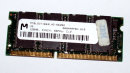 128 MB SO-DIMM PC-66 CL2 SD-RAM Laptop-Memory Micron MT8LSDT1664LHG-662B2