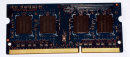 2 GB DDR3-RAM 204-pin SO-DIMM 1Rx8 PC3-10600S  Nanya NT2GC64B88B0NS-CG