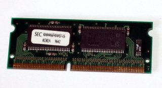 32 MB EDO SO-DIMM 144-pin Laptop-Memory  Samsung KMM466F404AS1-L6