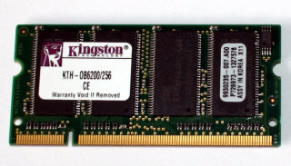 256 MB SO-DIMM PC-2100S 200-pin DDR-RAM Laptop-Memory Kingston KTH-OB6200/256