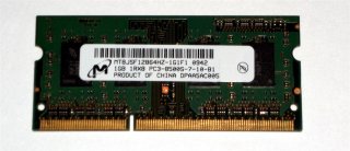 1 GB DDR3-RAM 204-pin SO-DIMM 1Rx8 PC3-8500S Micron MT8JSF12864HZ-1G1F1