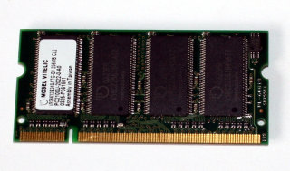 256 MB DDR RAM 200-pin SO-DIMM PC-2100S  Mosel Vitelic V826632B24SATG-B1