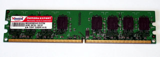 1 GB DDR2-RAM 240-pin PC2-5300U non-ECC   VDATA M2GVD5G3I4X12IZC5K