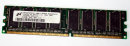 512 MB DDR-RAM 184-pin PC-3200U non-ECC PC-Memory  Micron...