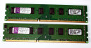 4 GB DDR3 RAM (2 x 2GB) 240-pin PC3-8500U nonECC Kingston...