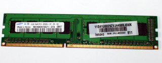 1 GB DDR3-RAM 240-pin 1Rx8 PC3-8500U non-ECC  Samsung M378B2873DZ1-CF8